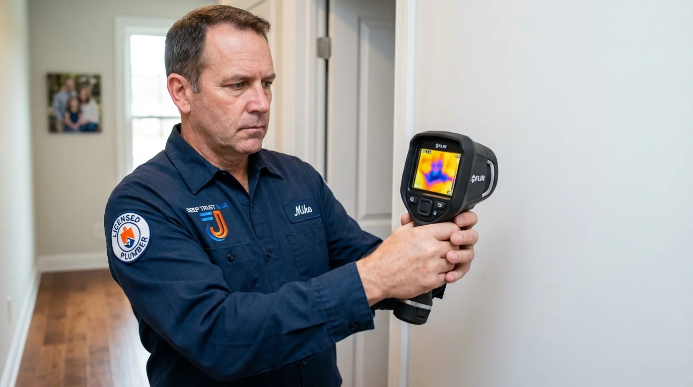 Thermal imaging leak detection by Johns Plumbing LLC in Winter Springs